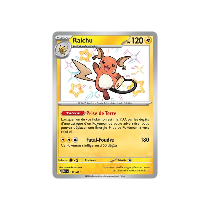 Raichu PAF - 132/091