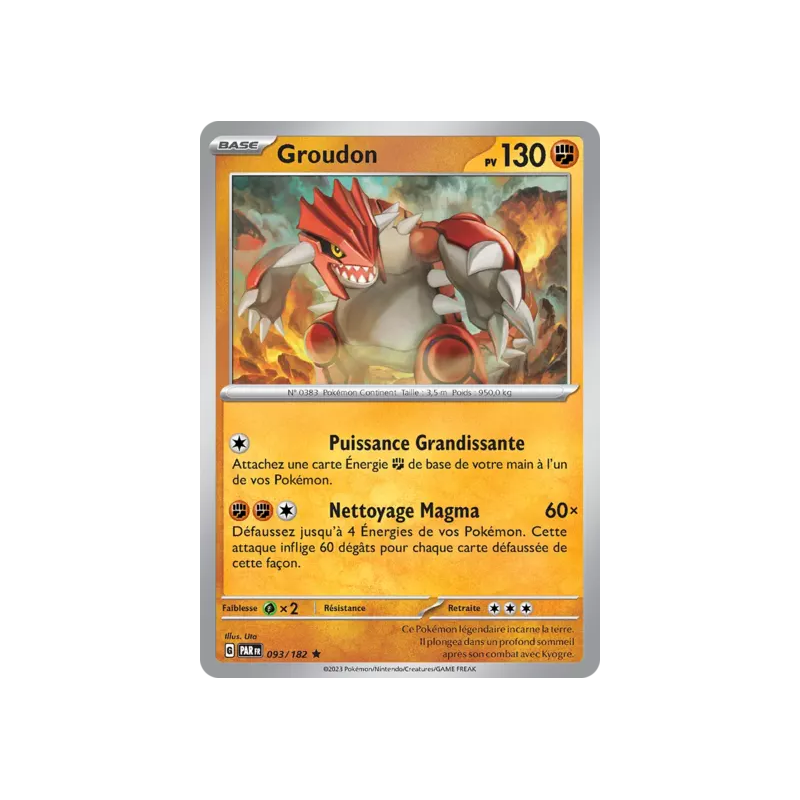 Groudon PAR - 093/182