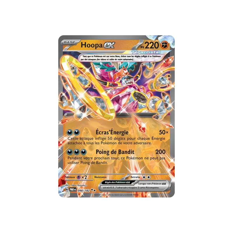 Hoopa Téracristal EX PAR - 098/182