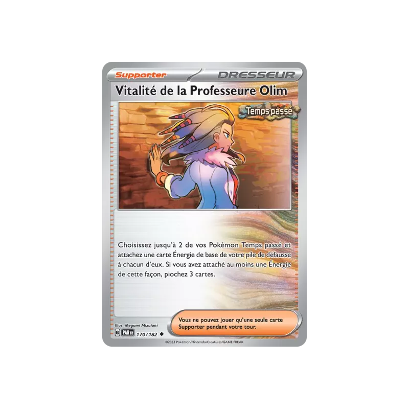 Vitalité de la Professeure Olim PAR - 170/182