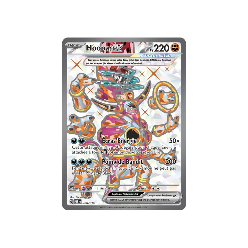 Hoopa Téracristal EX PAR - 226/182