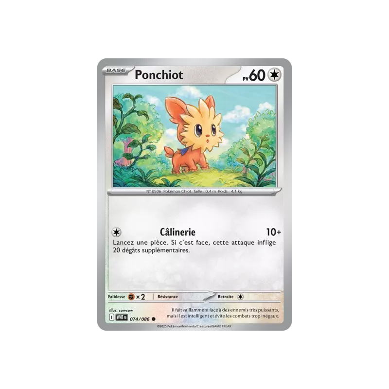 Ponchiot WHT - 074/086