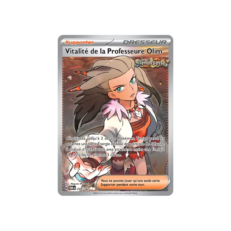 Vitalité de la Professeure Olim PAR - 239/182