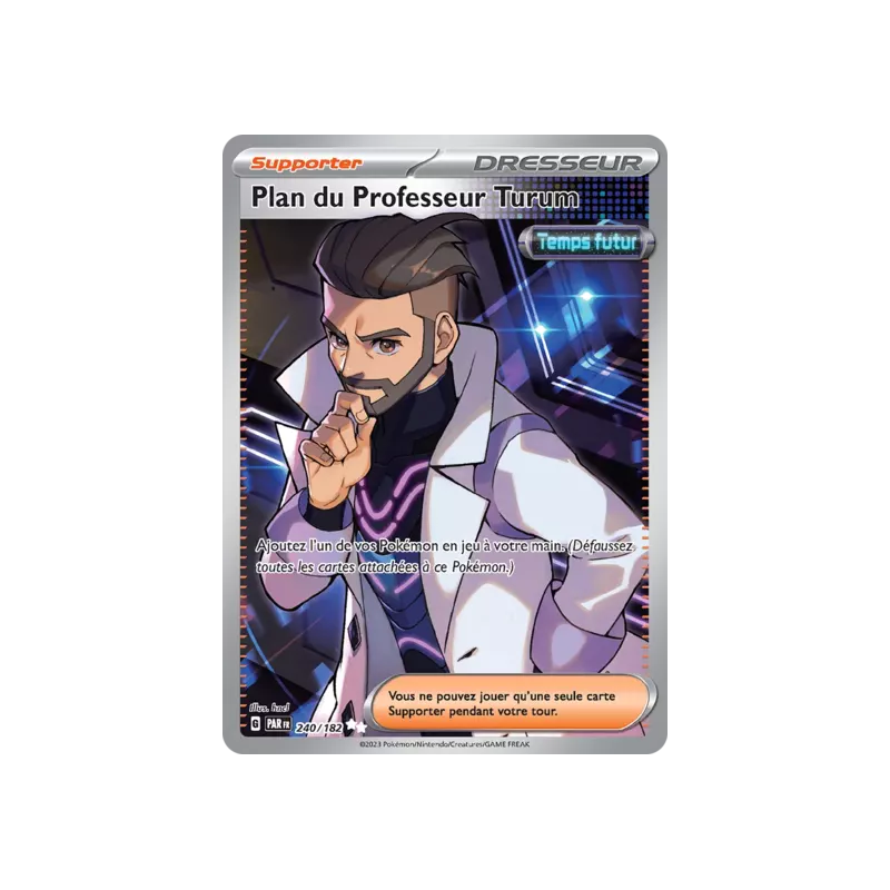 Plan du Professeur Turum PAR - 240/182