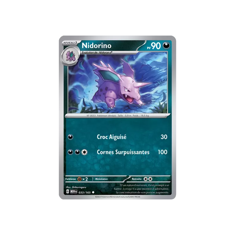Nidorino MEW - 033/165