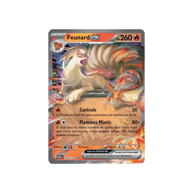 Feunard EX MEW - 038/165