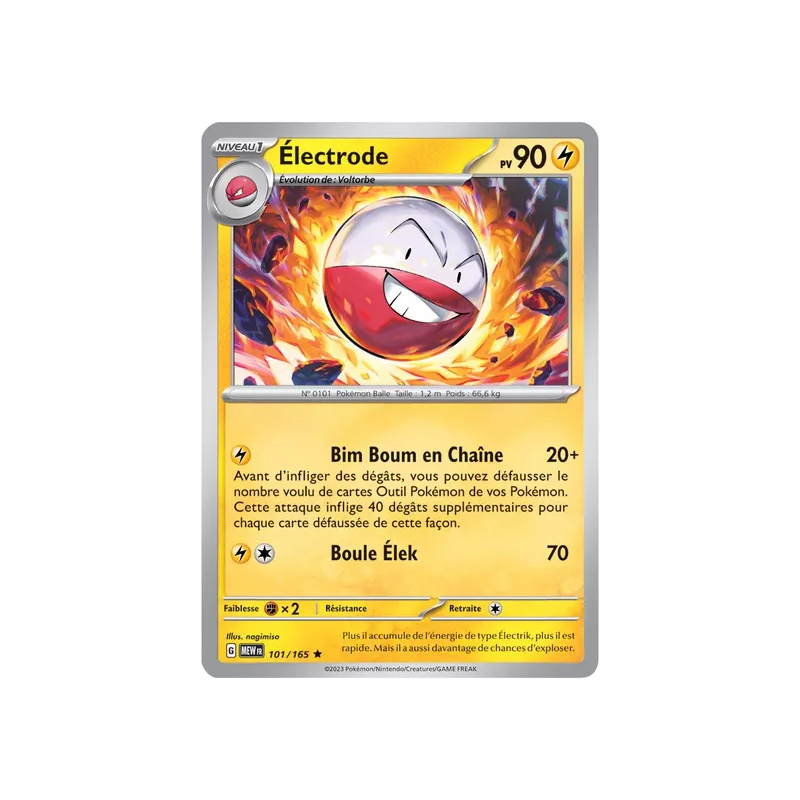 Électrode MEW - 101/165