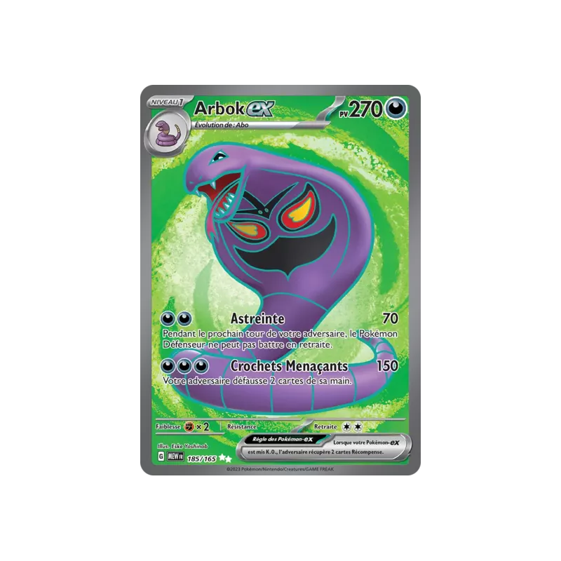 Arbok EX MEW - 185/165