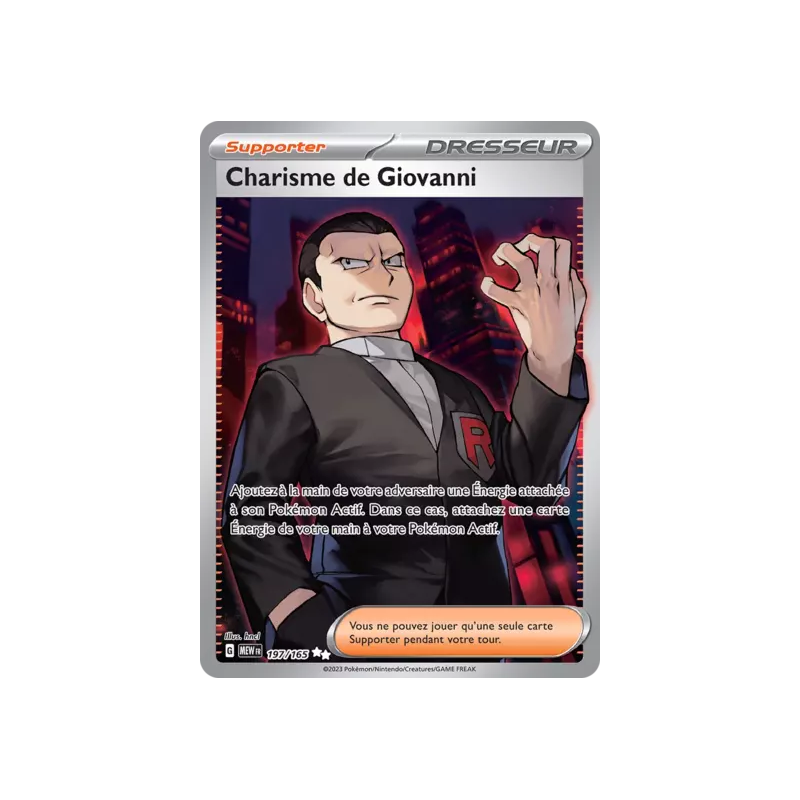 Charisme de Giovanni MEW - 197/165