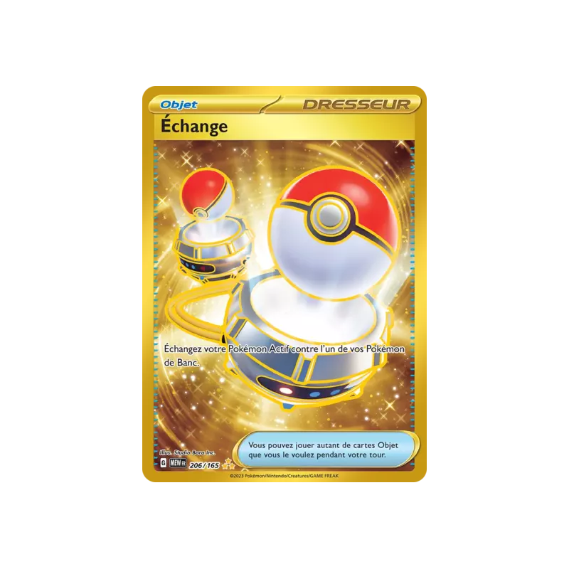 Échange MEW - 206/165