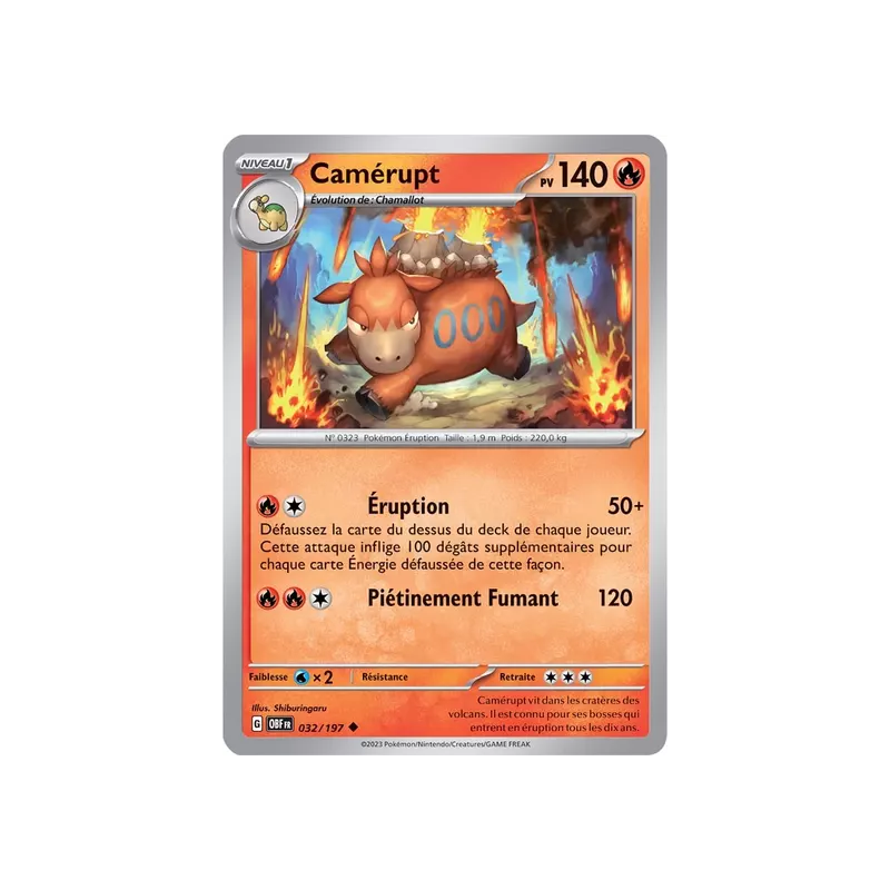 Camérupt OBF - 032/197
