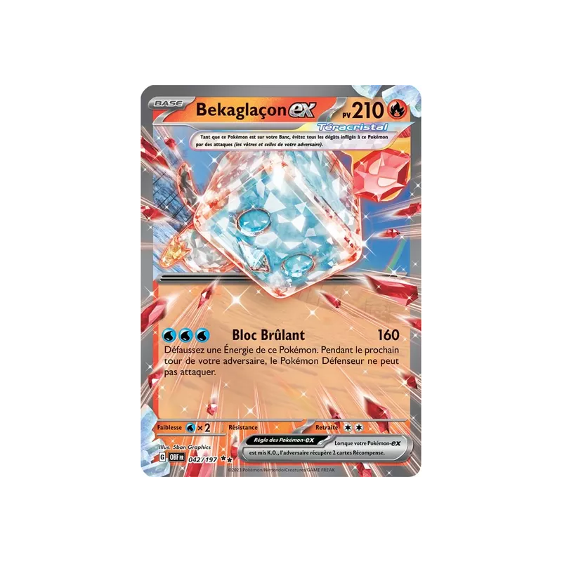 Bekaglaçon Téracristal EX OBF - 042/197