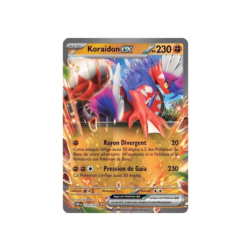 Koraidon EX OBF - 124/197