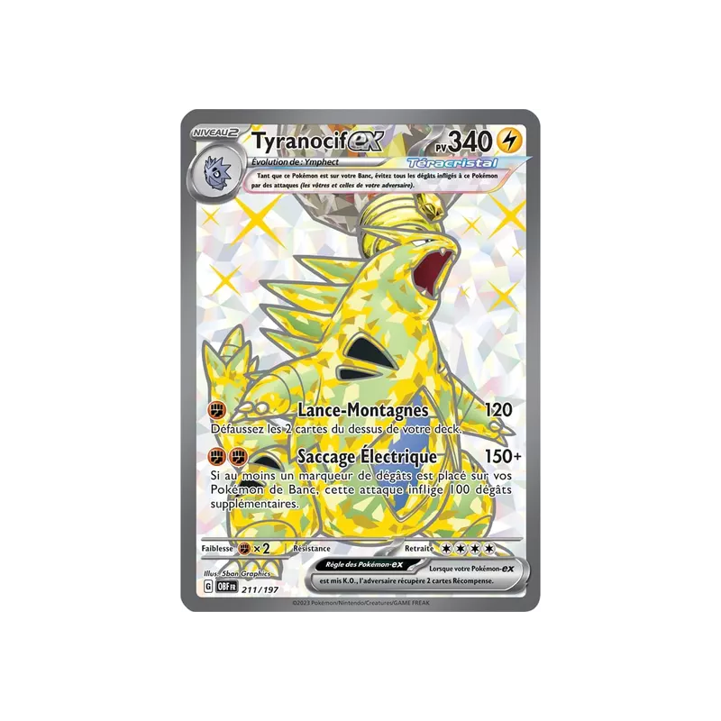 Tyranocif Téracristal EX OBF - 211/197