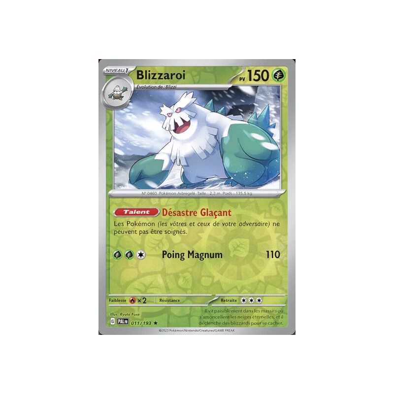 Blizzaroi (Reverse Holo) PAL - 011/193