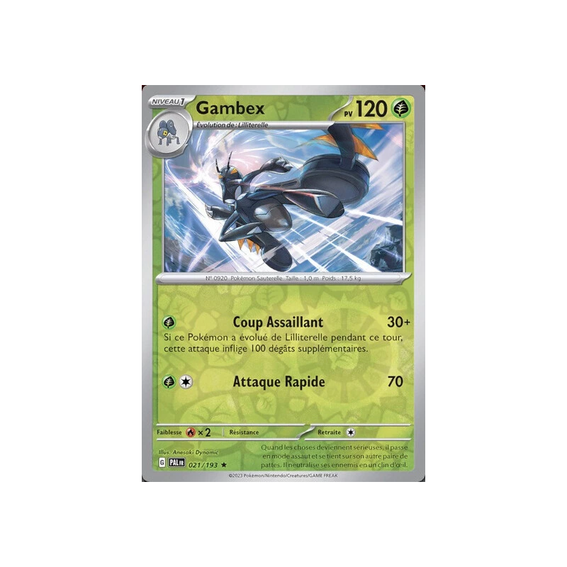 Gambex (Reverse Holo) PAL - 021/193