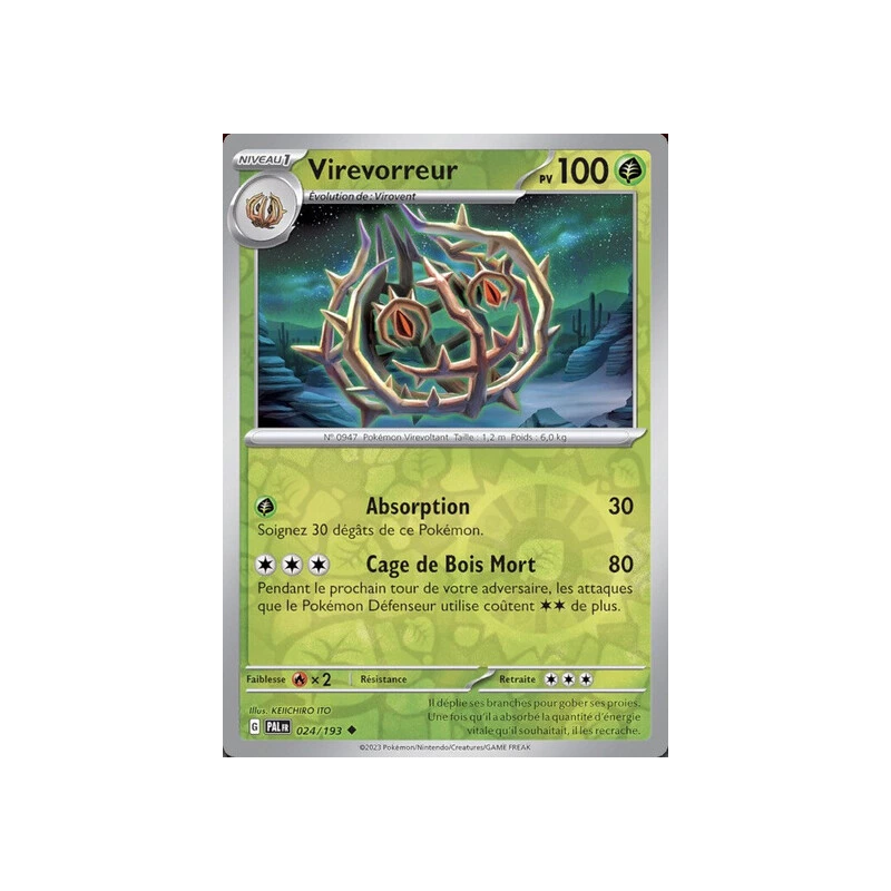 Virevorreur (Reverse Holo) PAL - 024/193