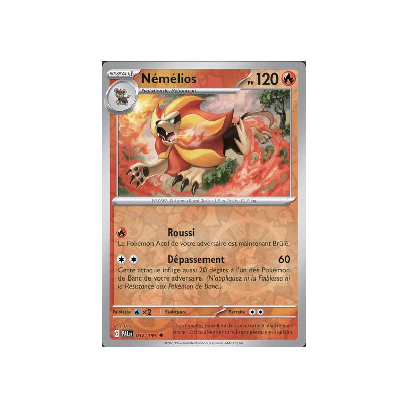 Némélios (Reverse Holo) PAL - 032/193