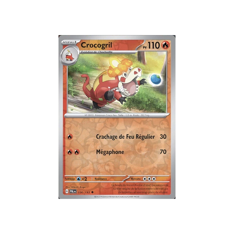 Crocogril (Reverse Holo) PAL - 036/193