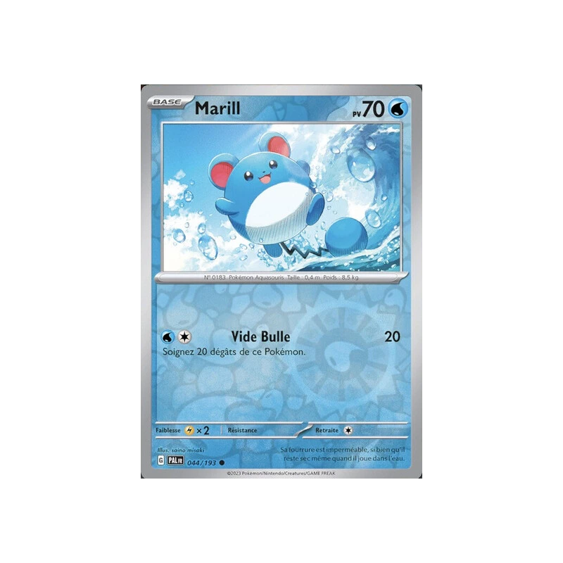 Marill (Reverse Holo) PAL - 044/193