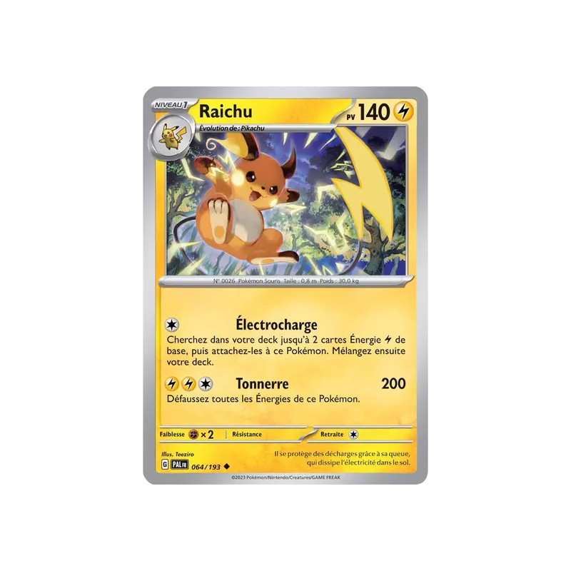 Raichu PAL - 064/193