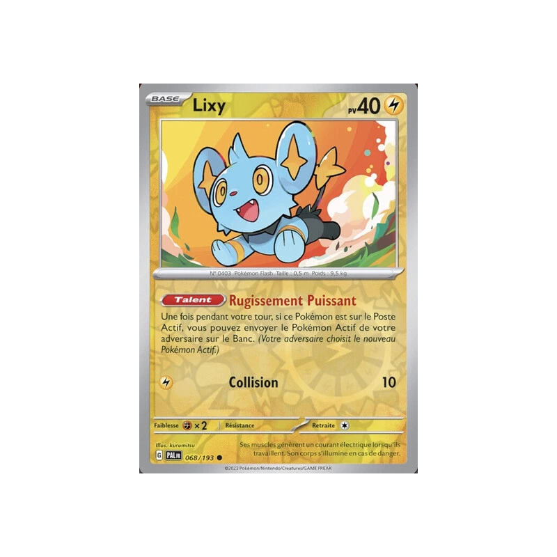 Lixy (Reverse Holo) PAL - 068/193