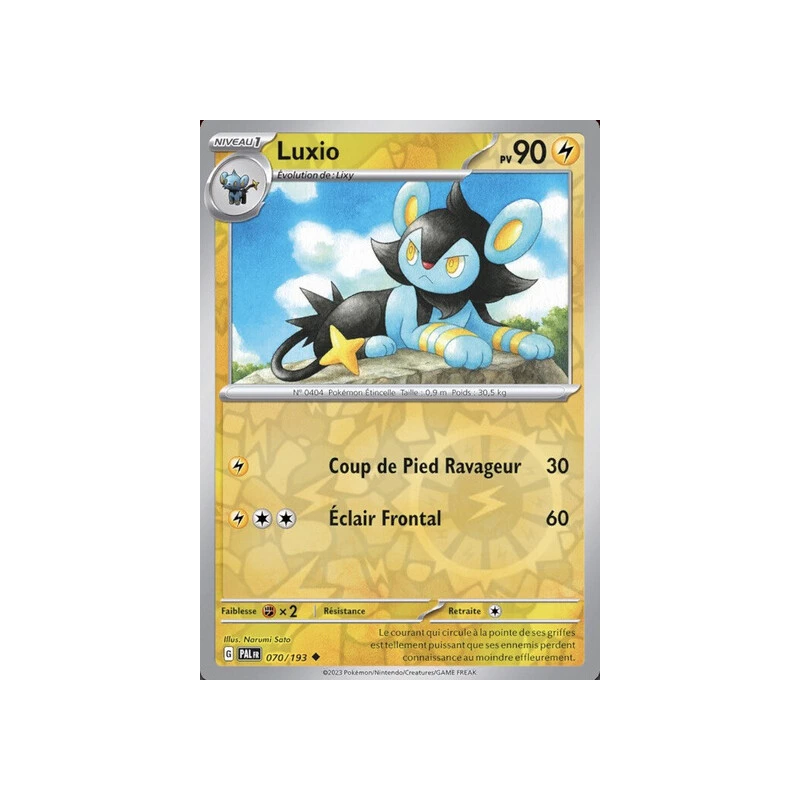 Luxio (Reverse Holo) PAL - 070/193