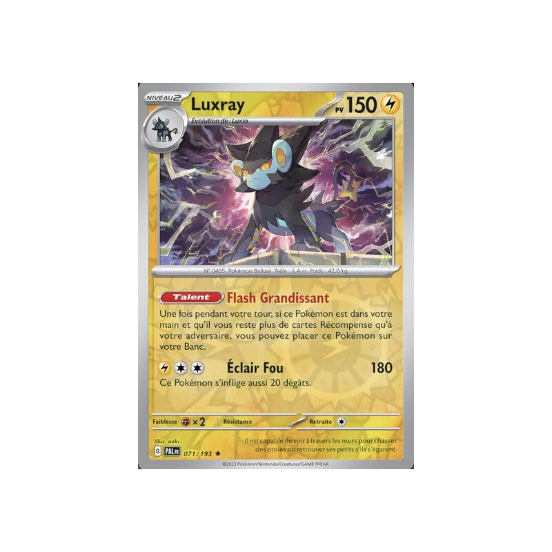 Luxray (Reverse Holo) PAL - 071/193