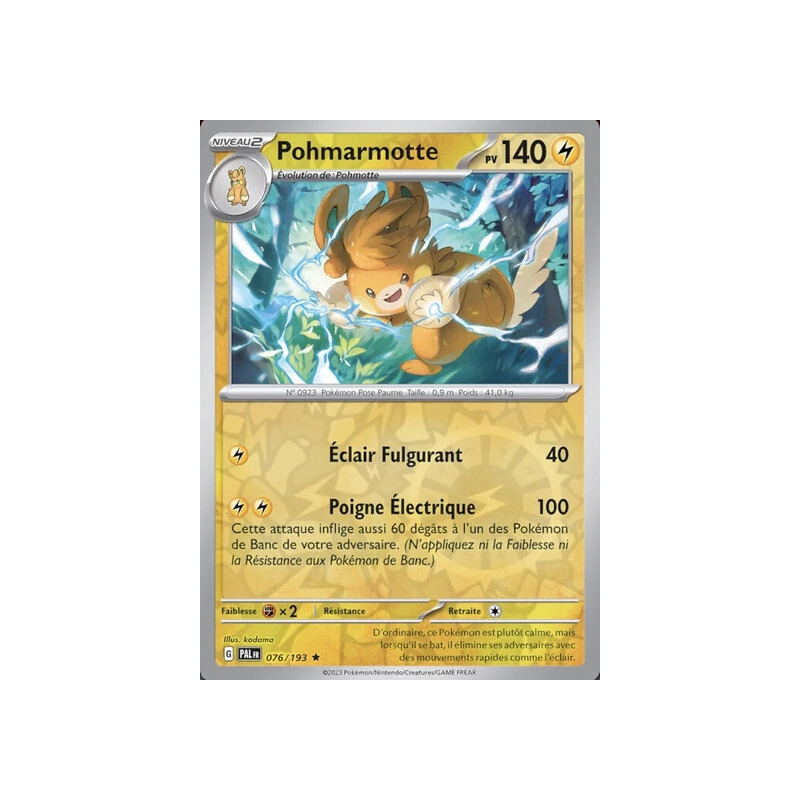 Pohmarmotte (Reverse Holo) PAL - 076/193