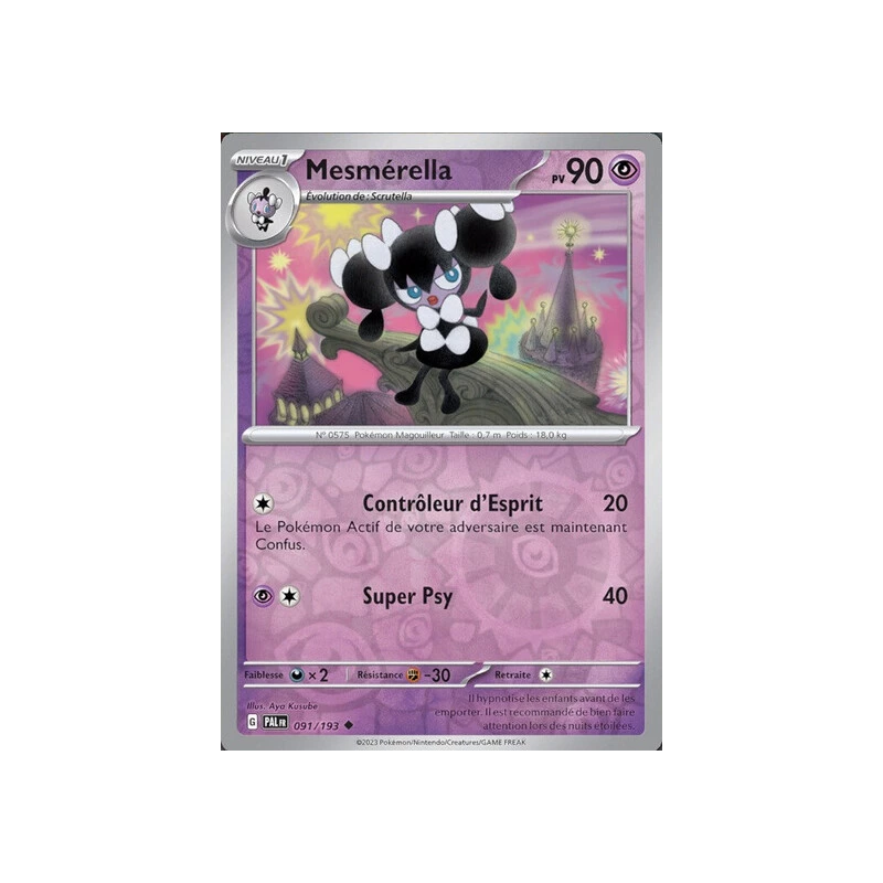 Mesmérella (Reverse Holo) PAL - 091/193