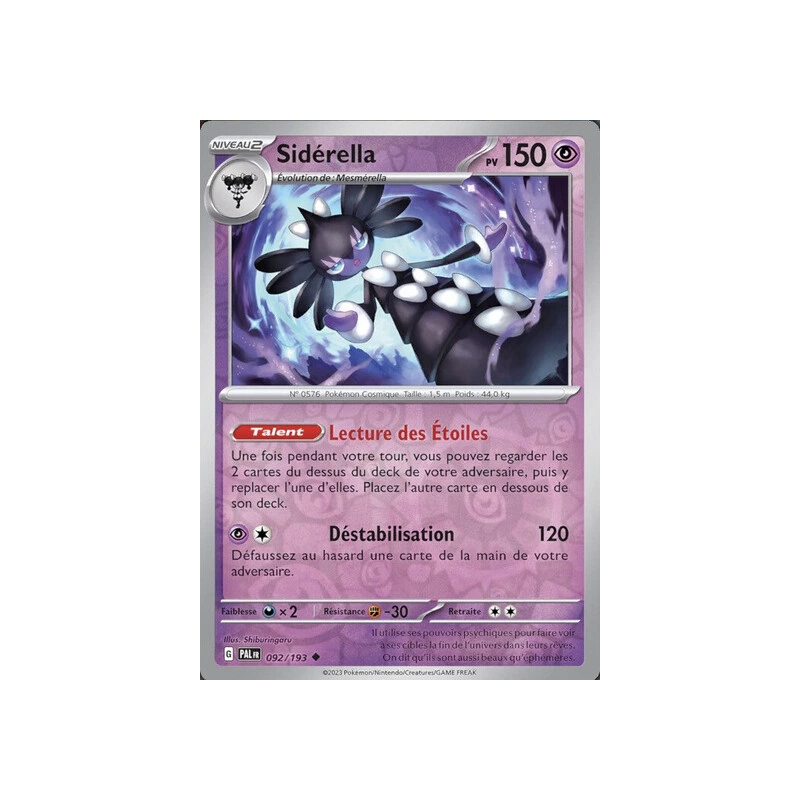 Sidérella (Reverse Holo) PAL - 092/193