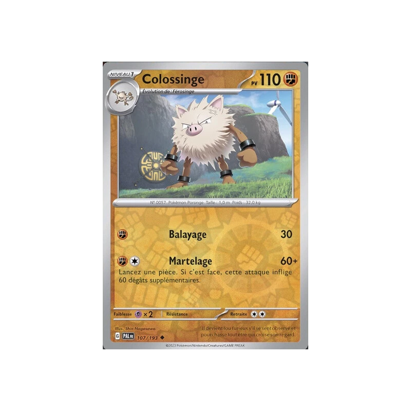 Colossinge (Reverse Holo) PAL - 107/193