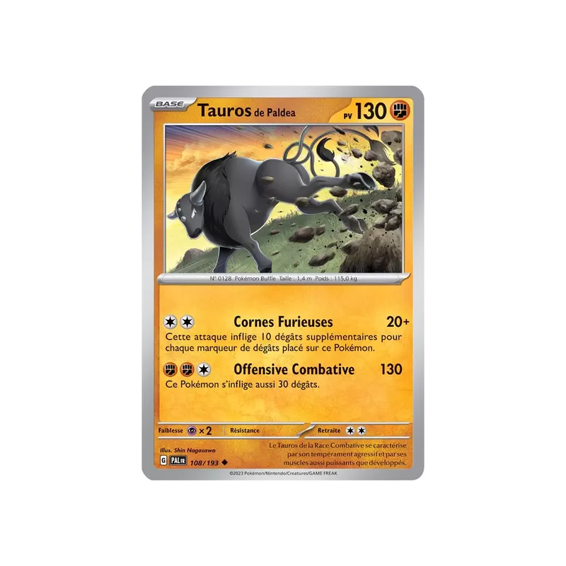 Tauros de Paldea PAL - 108/193