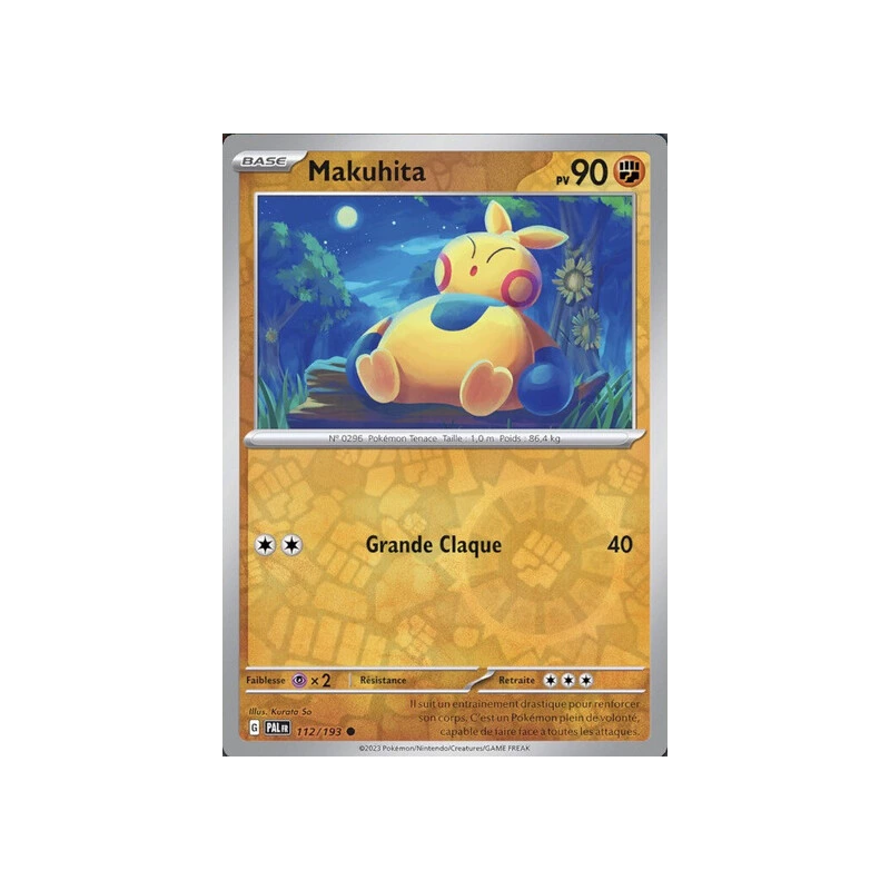 Makuhita (Reverse Holo) PAL - 112/193