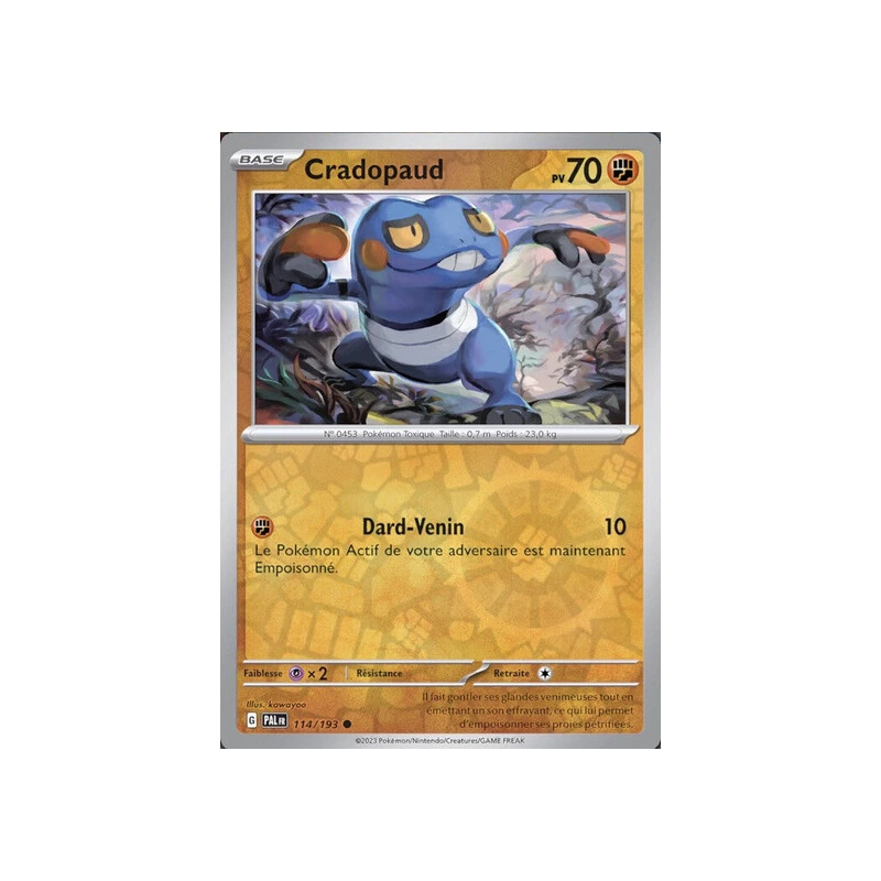 Cradopaud (Reverse Holo) PAL - 114/193