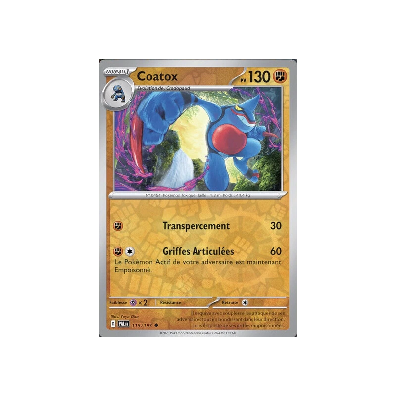 Coatox (Reverse Holo) PAL - 115/193