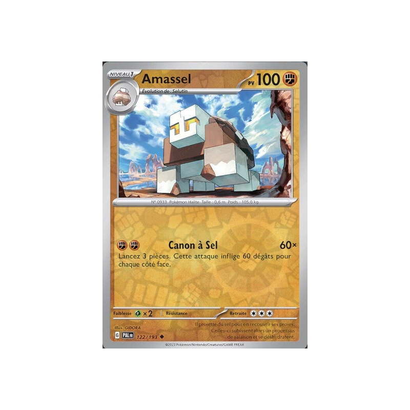 Amassel (Reverse Holo) PAL - 122/193
