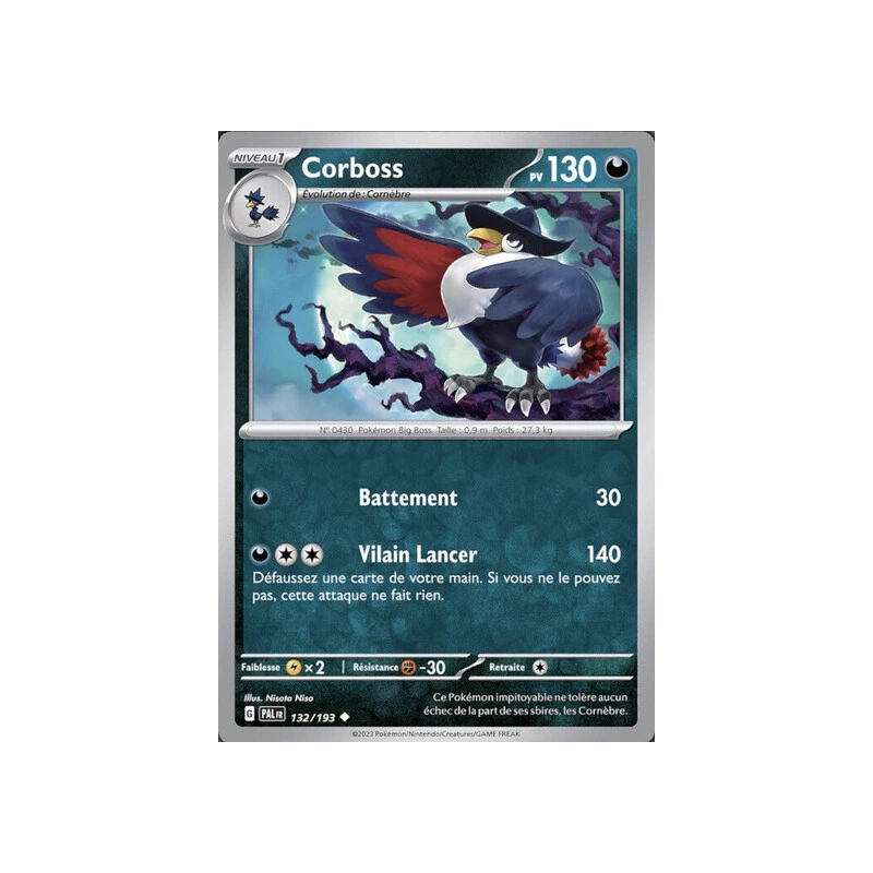Corboss (Reverse Holo) PAL - 132/193