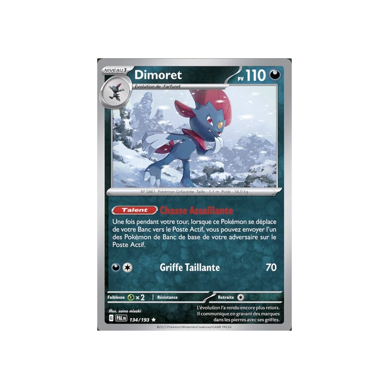 Dimoret (Reverse Holo) PAL - 134/193