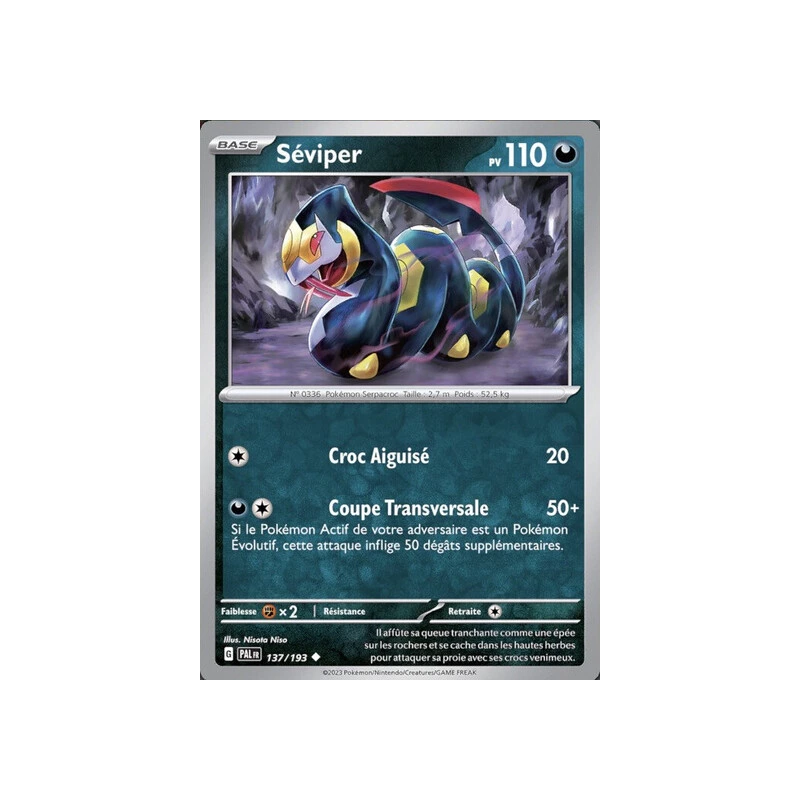 Séviper (Reverse Holo) PAL - 137/193