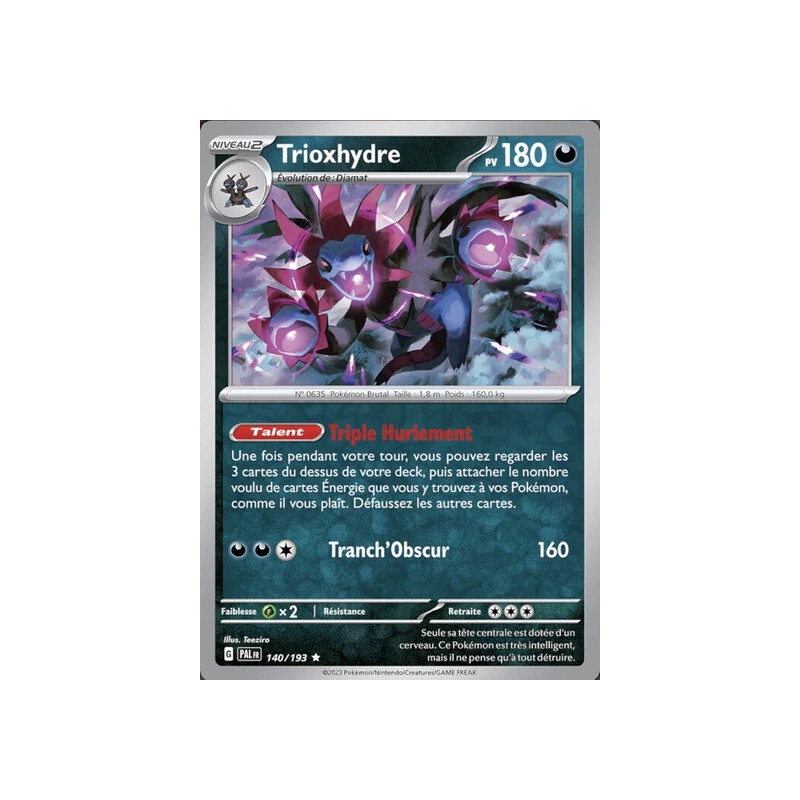 Trioxhydre (Reverse Holo) PAL - 140/193
