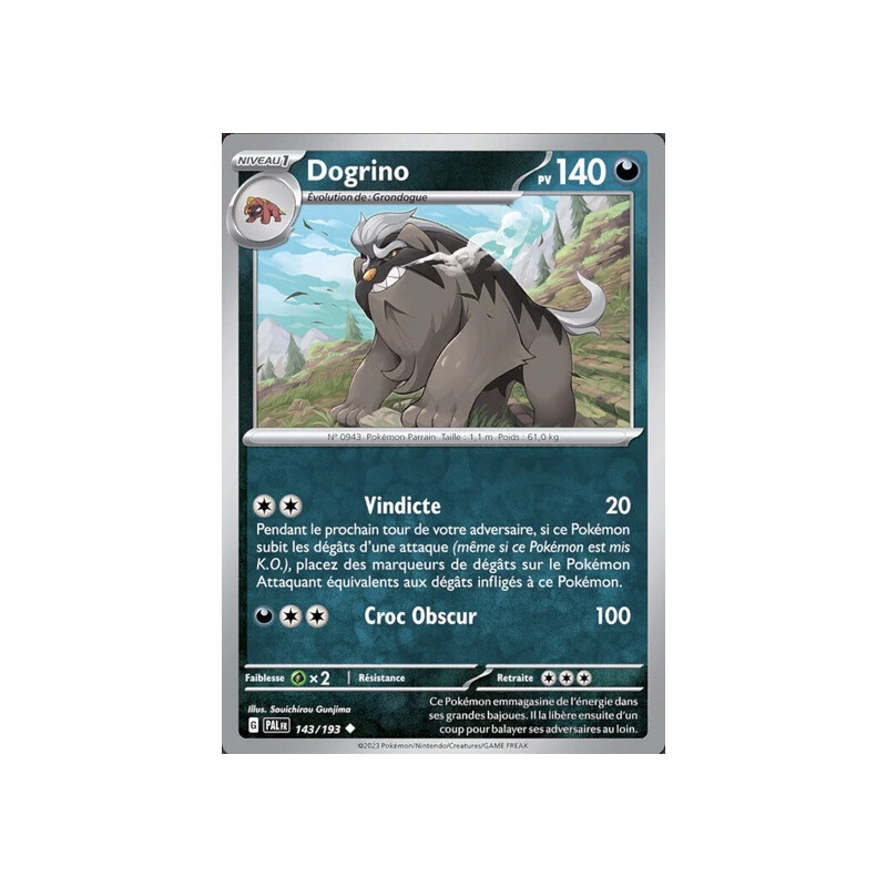 Dogrino (Reverse Holo) PAL - 143/193