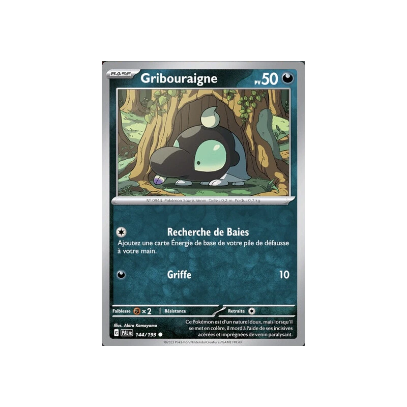 Gribouraigne (Reverse Holo) PAL - 144/193