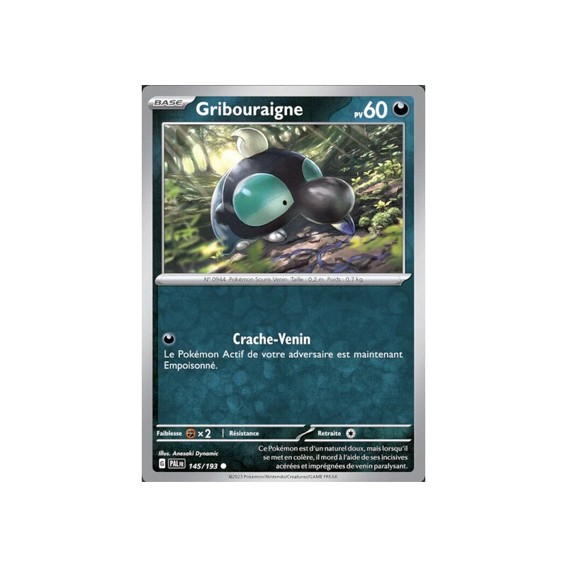 Gribouraigne (Reverse Holo) PAL - 145/193