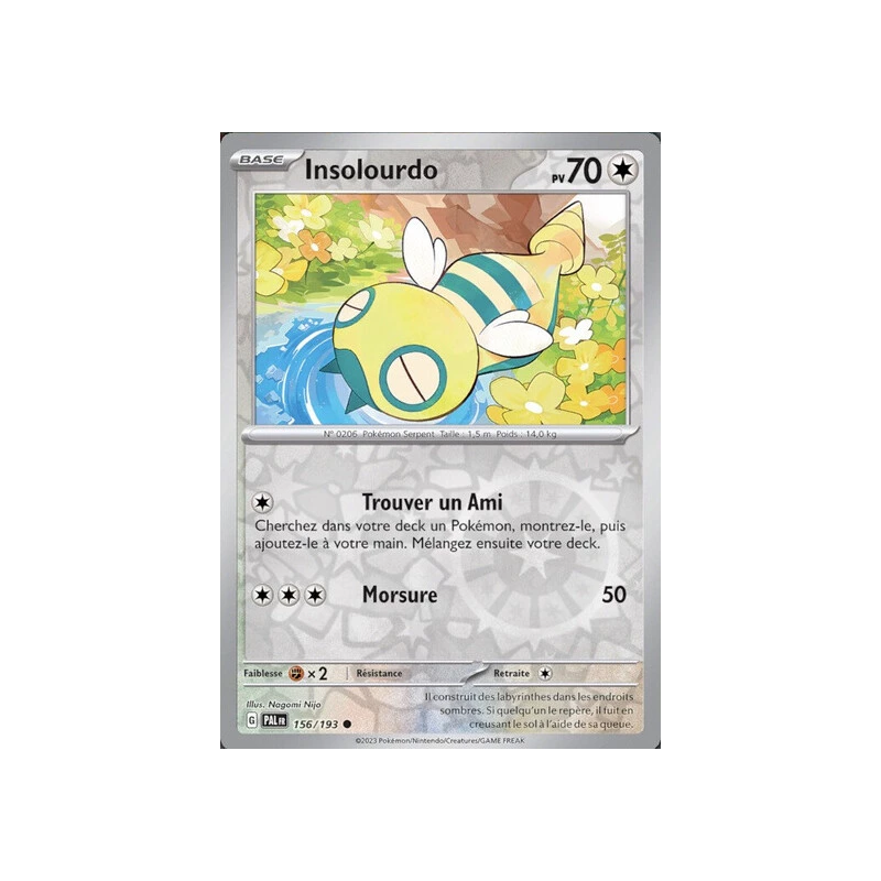 Insolourdo (Reverse Holo) PAL - 156/193