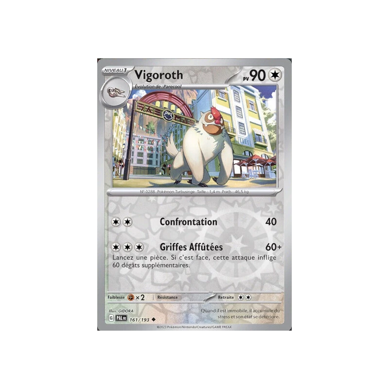 Vigoroth (Reverse Holo) PAL - 161/193