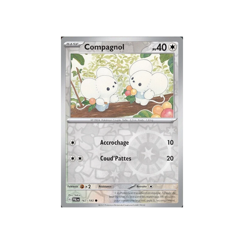 Compagnol (Reverse Holo) PAL - 167/193