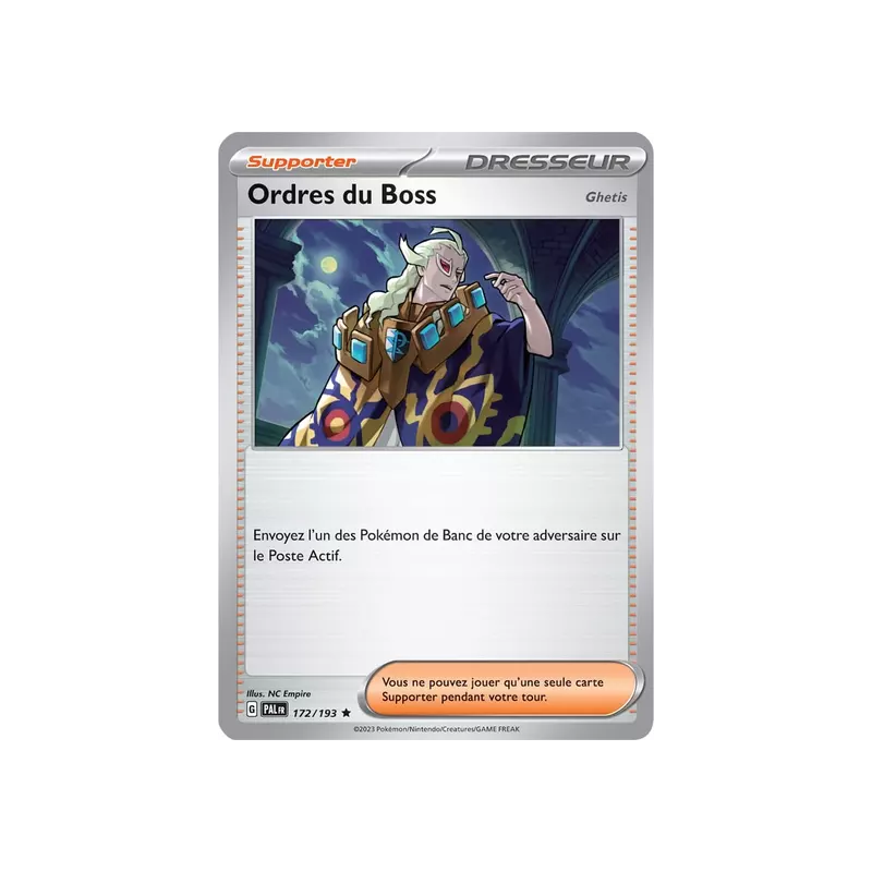 Ordres du Boss PAL - 172/193
