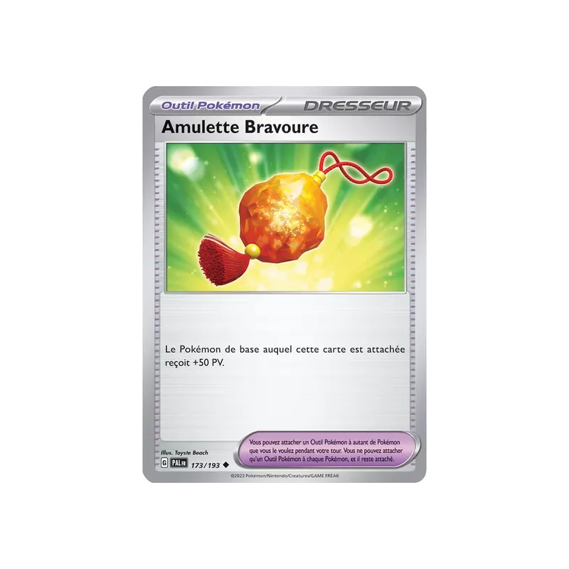 Amulette Bravoure PAL - 173/193