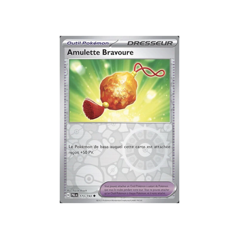 Amulette Bravoure (Reverse Holo) PAL - 173/193